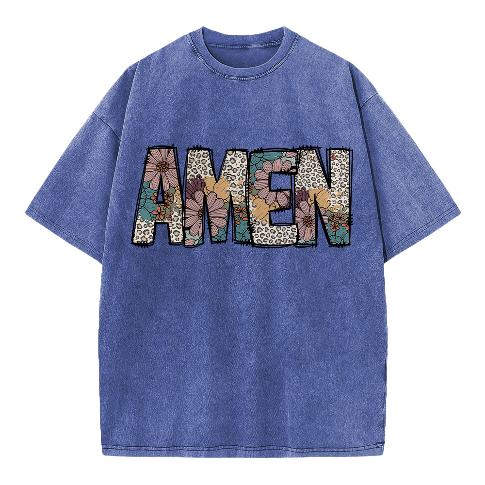 Amen Vintage Christian Washed T-Shirt
