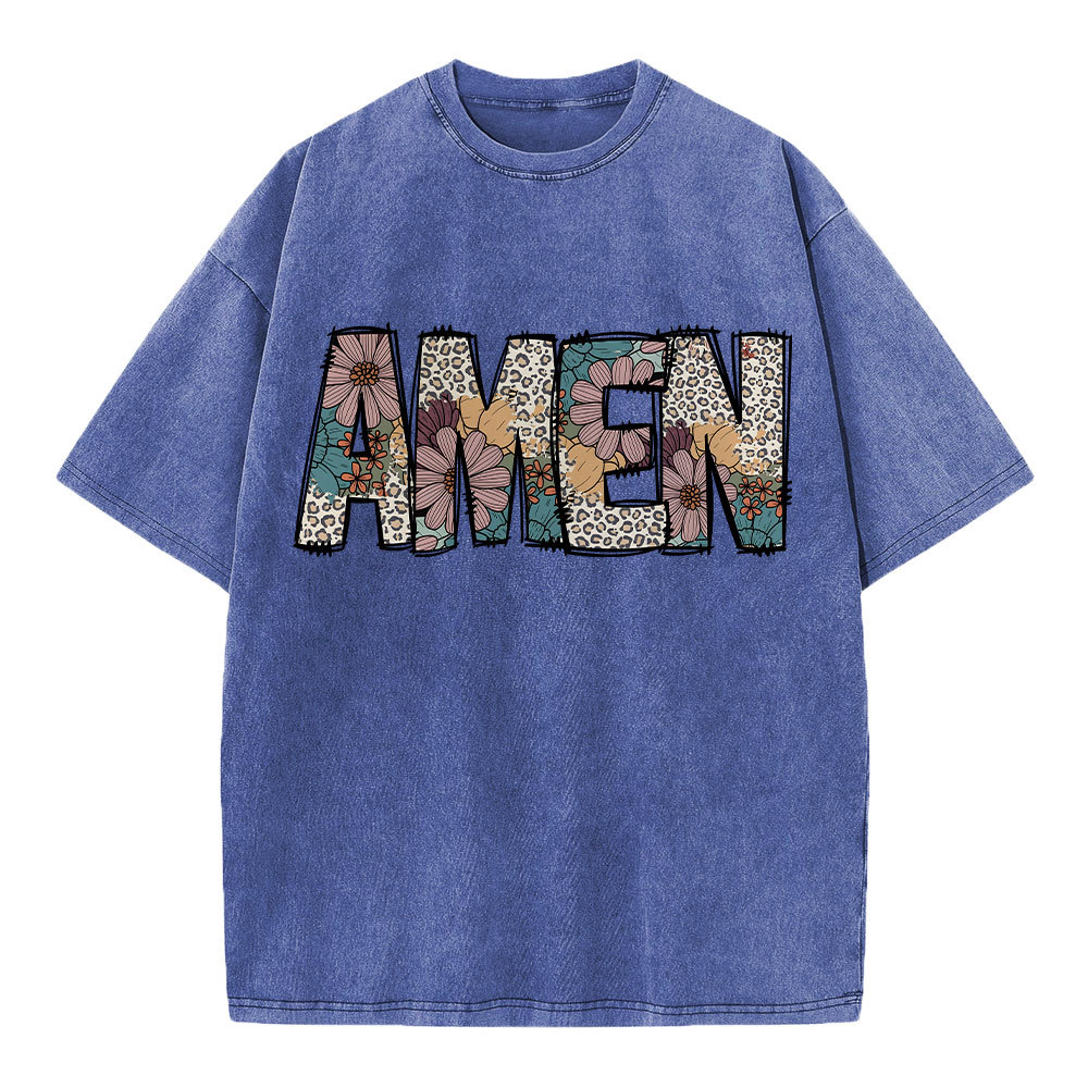 Amen Vintage Christian Washed T-Shirt
