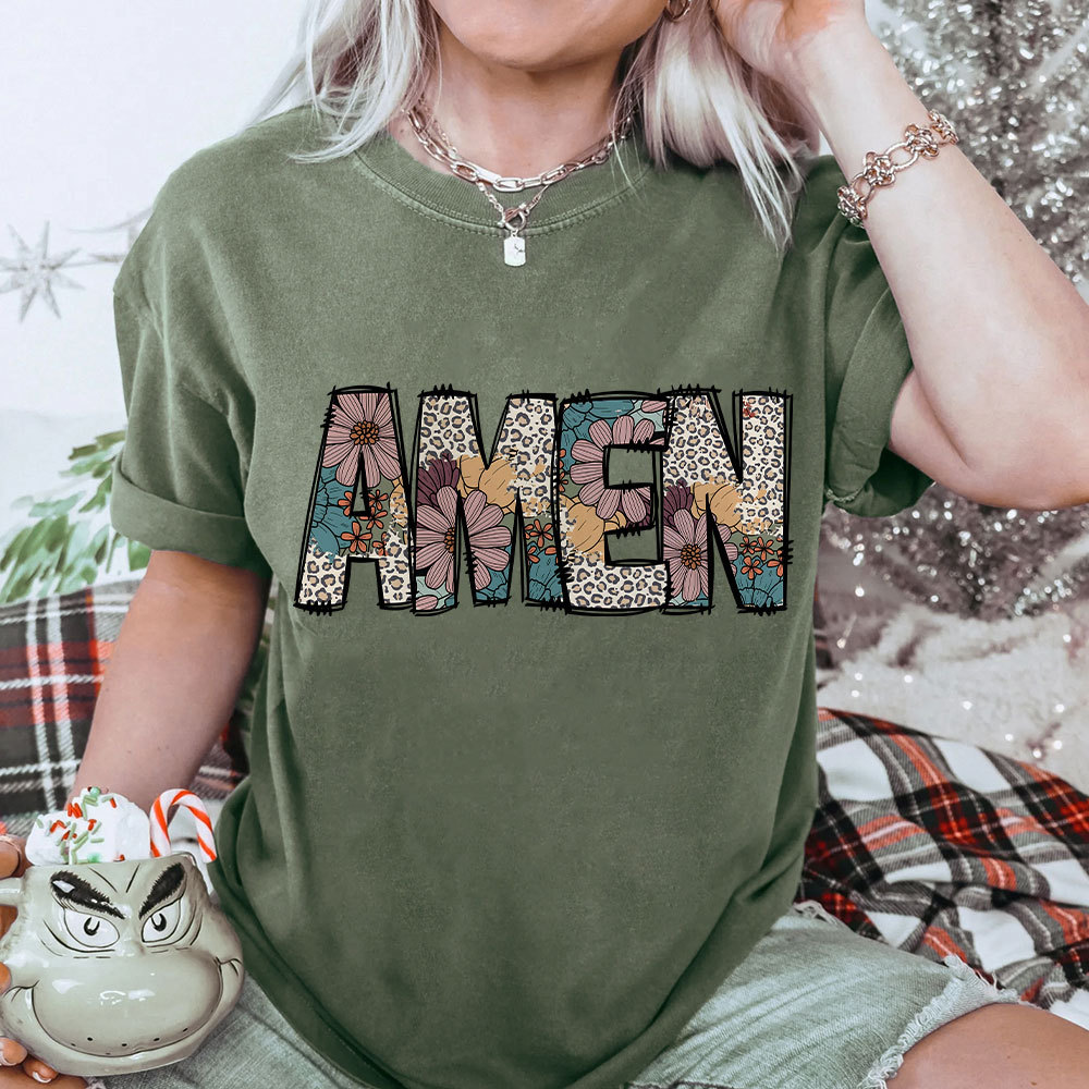 Amen Vintage Christian Washed T-Shirt