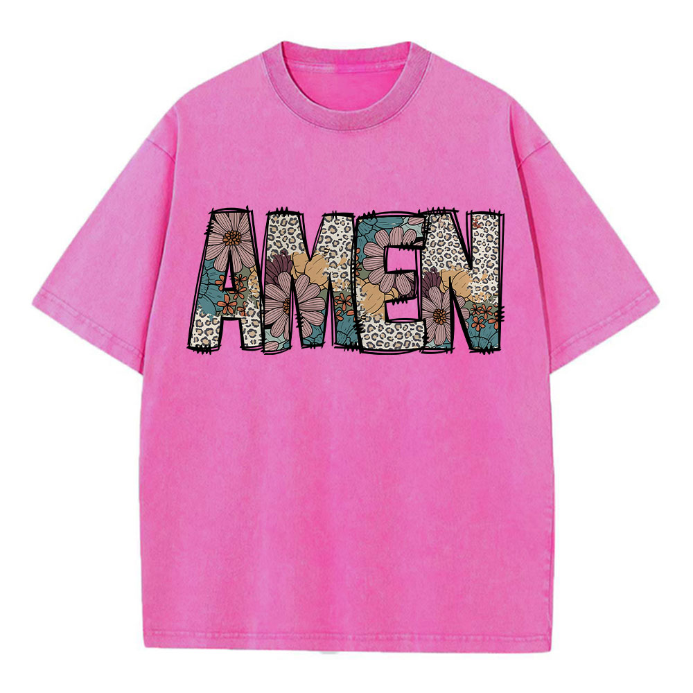 Amen Vintage Christian Washed T-Shirt