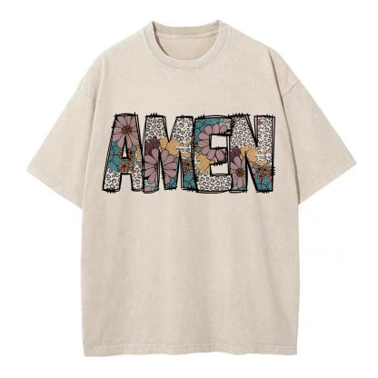 Amen Vintage Christian Washed T-Shirt