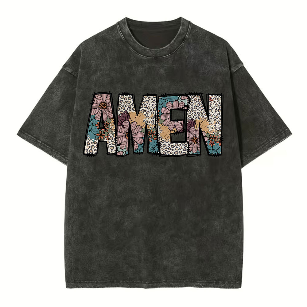 Amen Vintage Christian Washed T-Shirt
