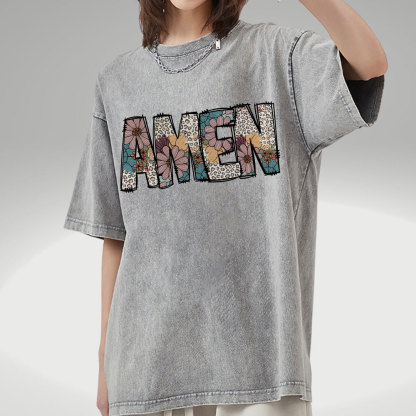 Amen Vintage Christian Washed T-Shirt