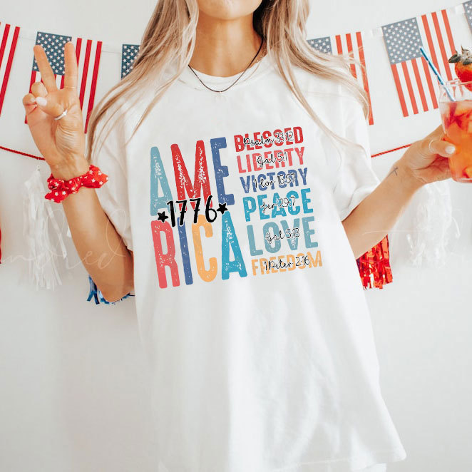 America And Jesus Christian T-Shirt
