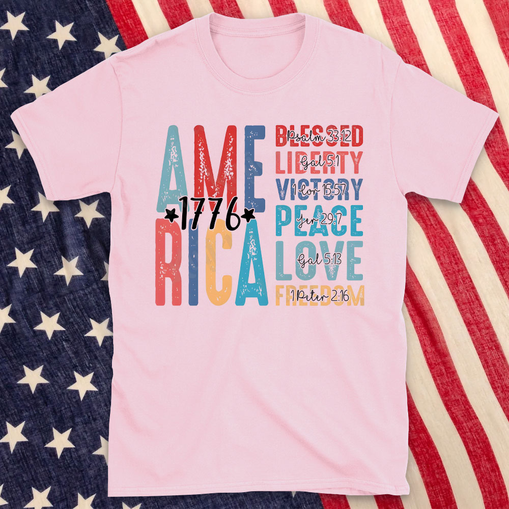 America And Jesus Christian T-Shirt