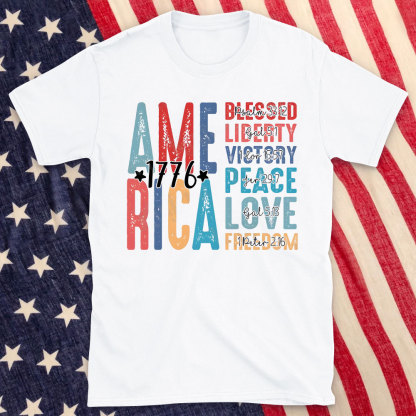 America And Jesus Christian T-Shirt
