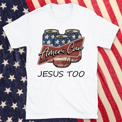 America Can Jesus Too Christian T-Shirt