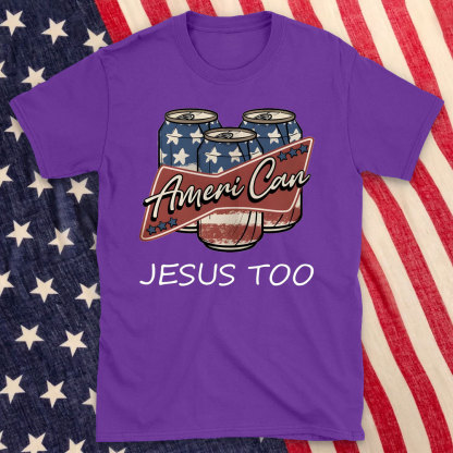 America Can Jesus Too Christian T-Shirt