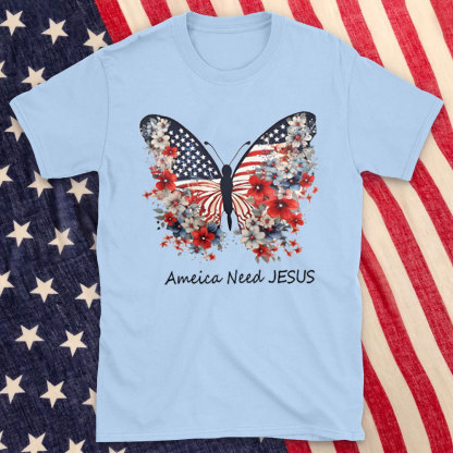 America Need Jesus Christian T-Shirt