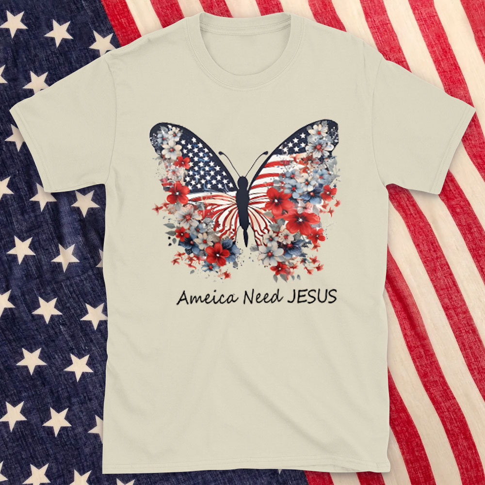America Need Jesus Christian T-Shirt