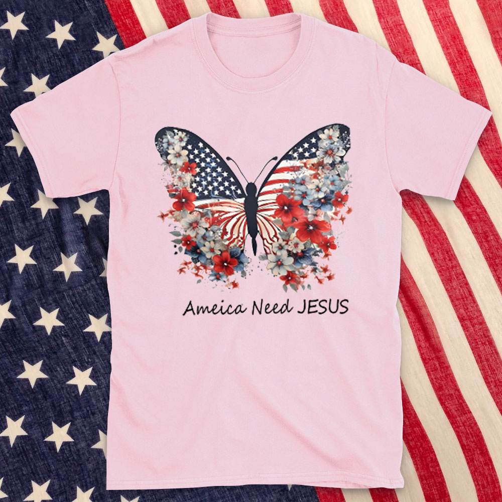 America Need Jesus Christian T-Shirt