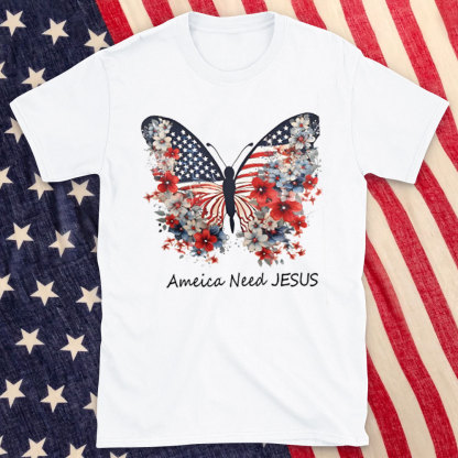 America Need Jesus Christian T-Shirt