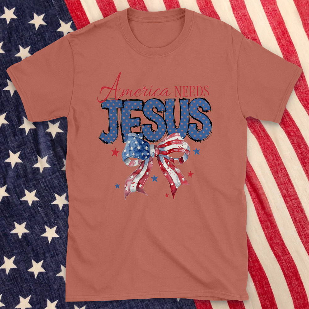America Needs Jesus Christian T-Shirt
