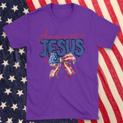 America Needs Jesus Christian T-Shirt