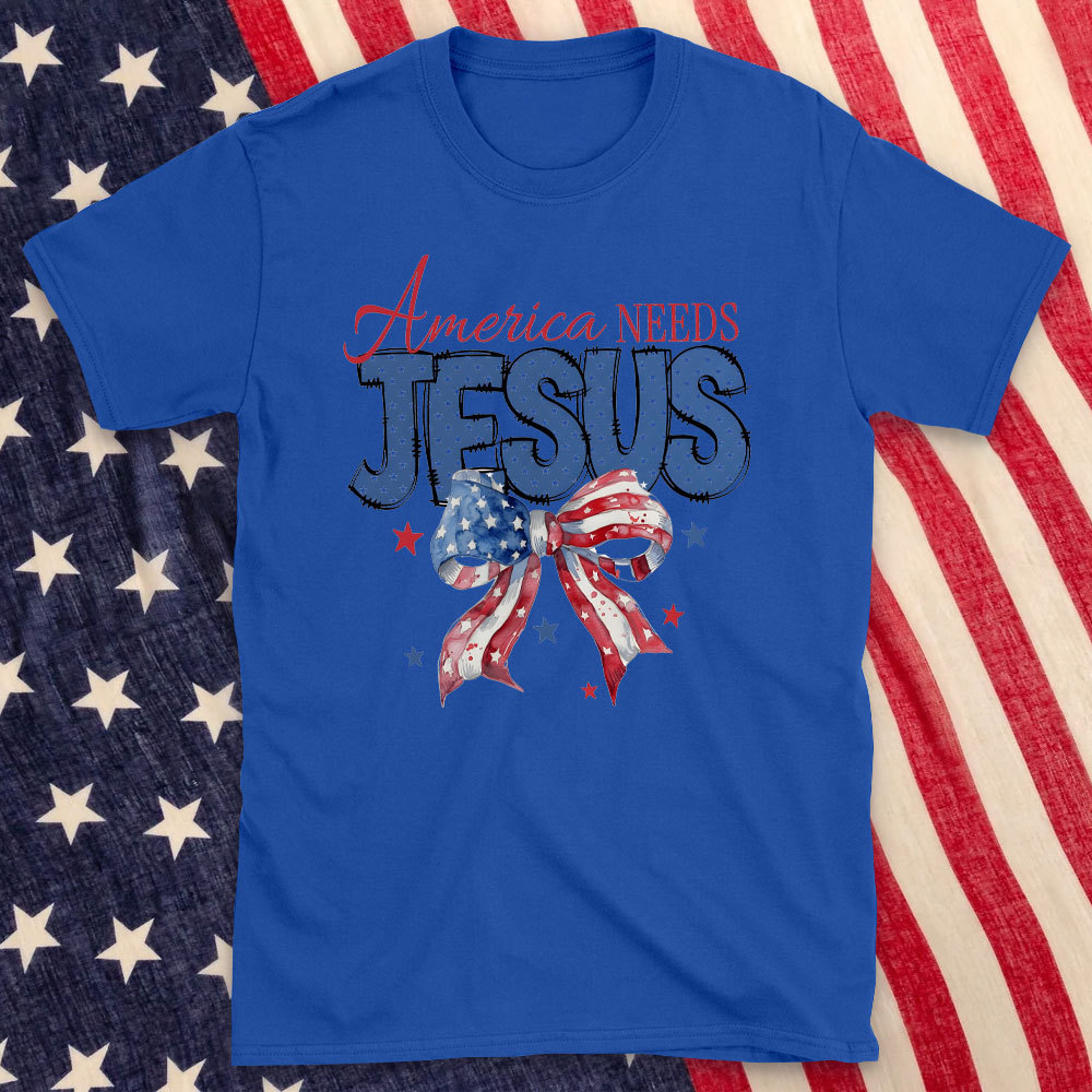 America Needs Jesus Christian T-Shirt