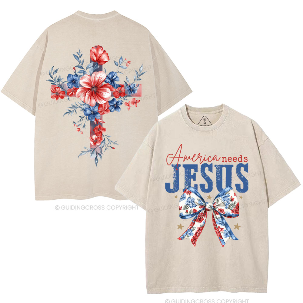 New-Sample Christian Washed T-Shirt Sale - GuidingCross