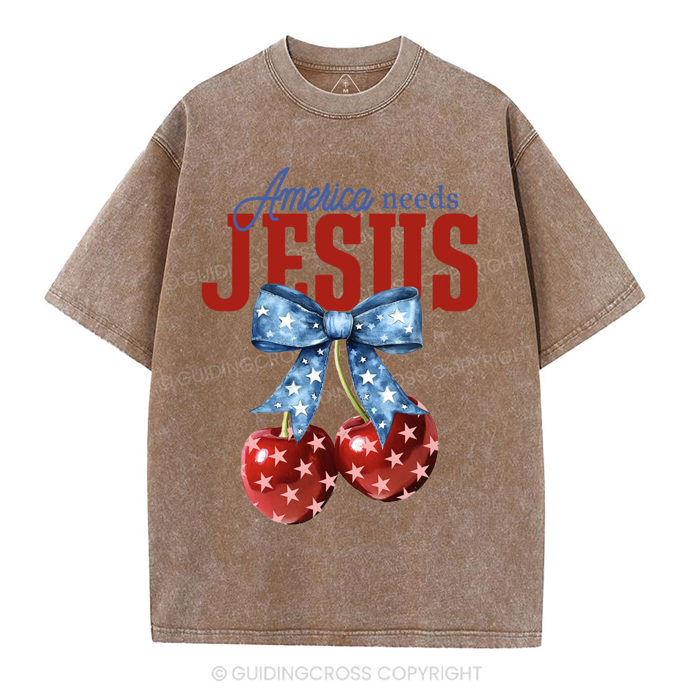 New-Sample Christian Washed T-Shirt Sale - GuidingCross