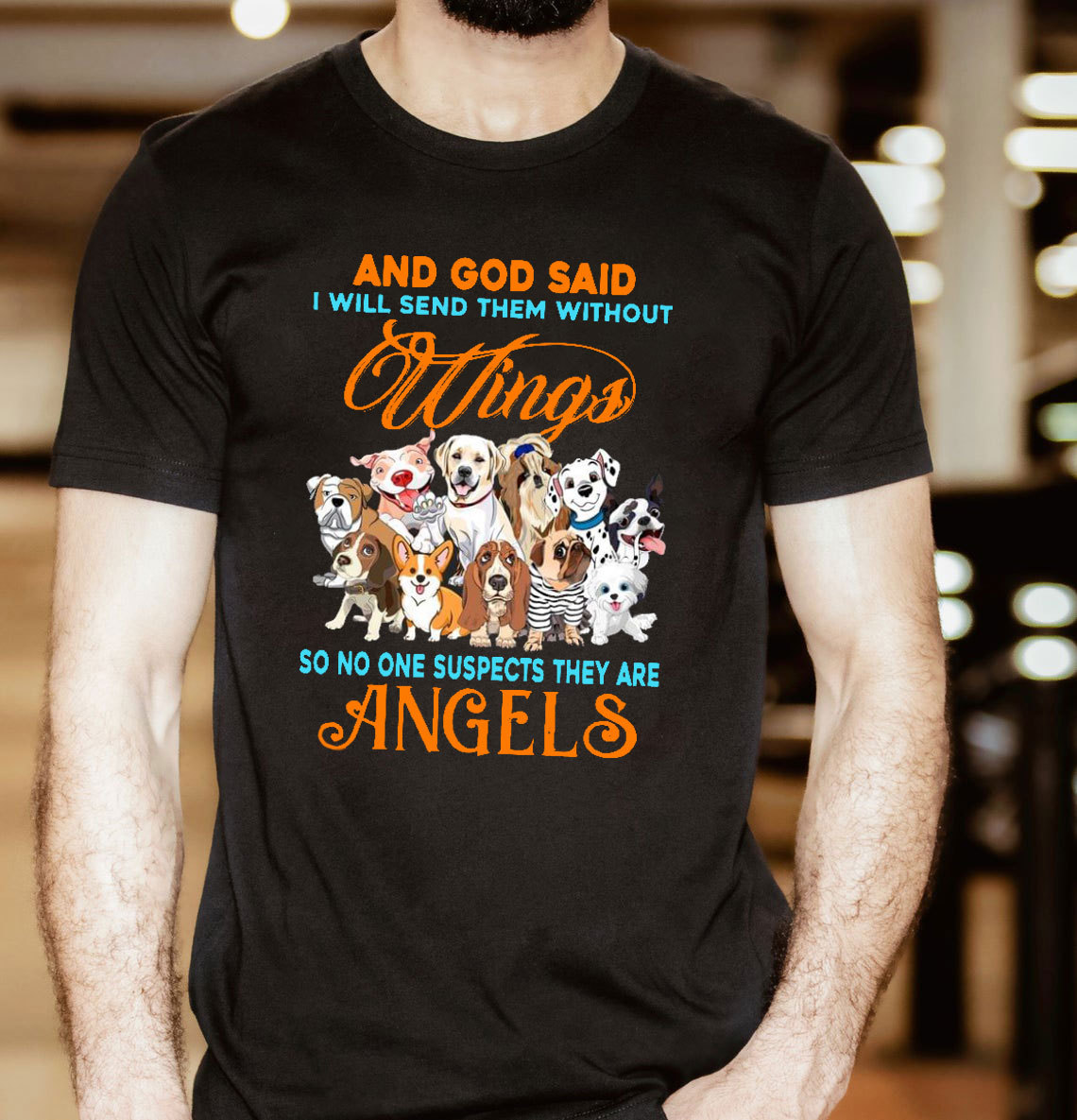 And God Said I Will Send Them Without Wings Christian T-Shirt