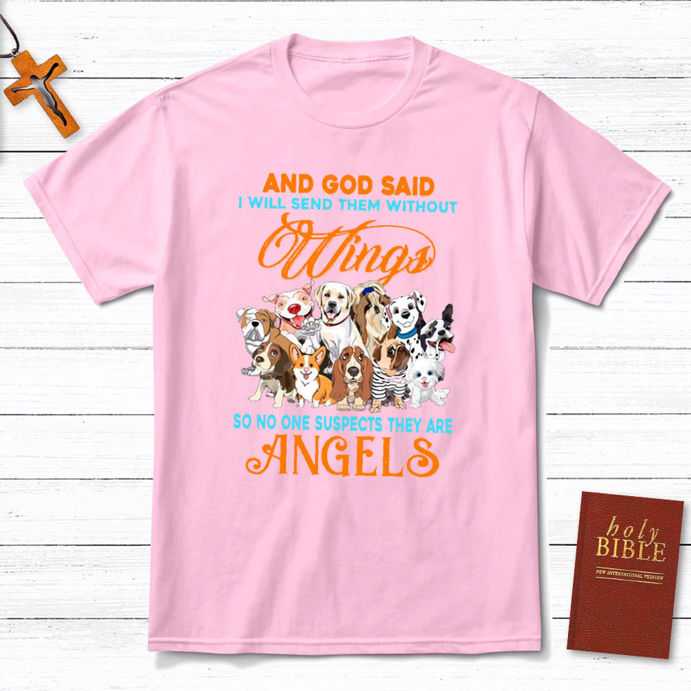 And God Said I Will Send Them Without Wings Christian T-Shirt