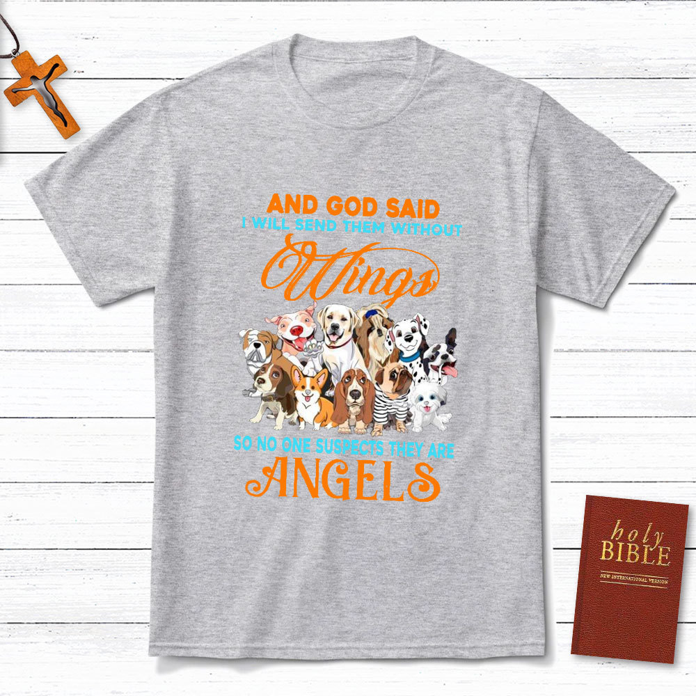 And God Said I Will Send Them Without Wings Christian T-Shirt