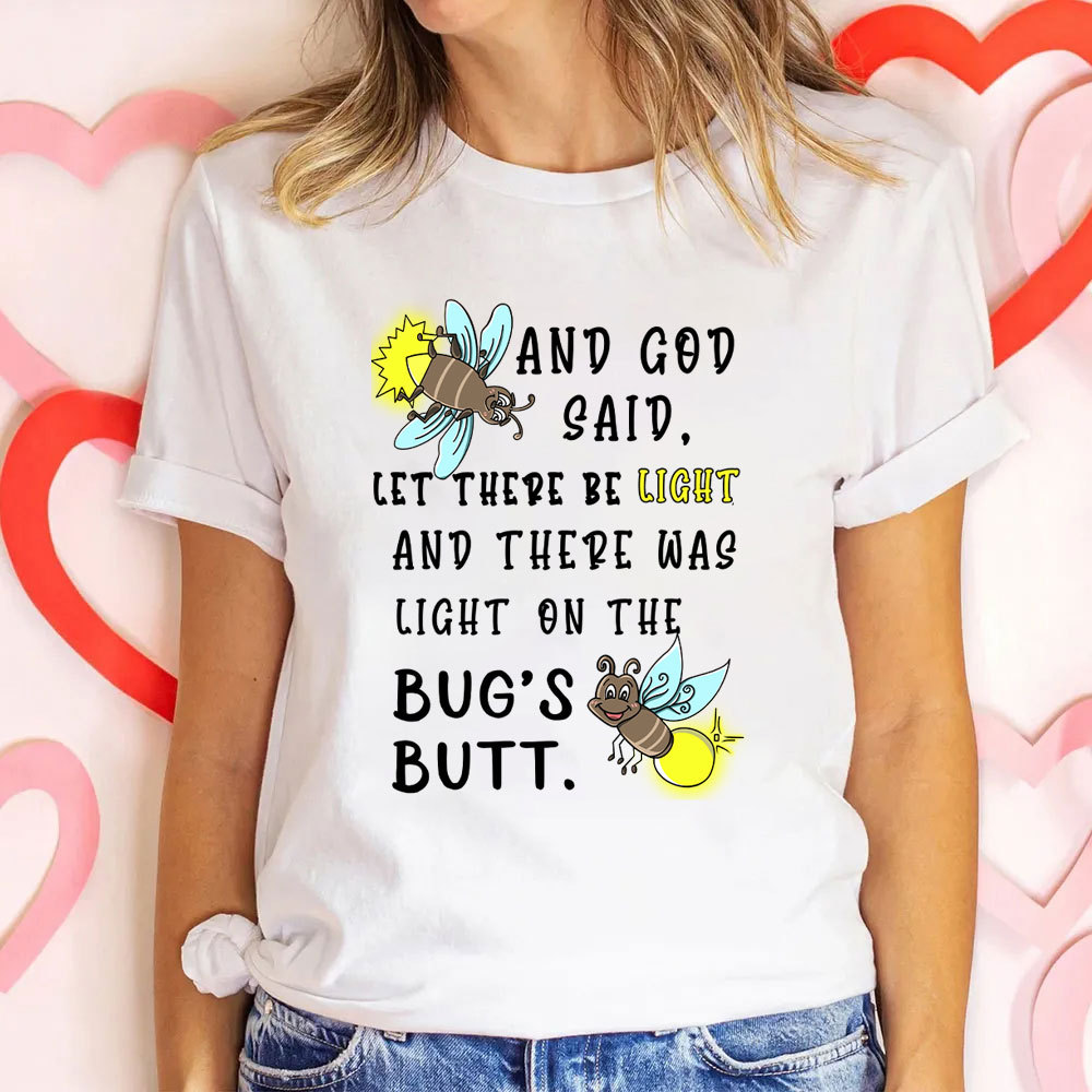 And God Said Let There Be Light Christian T-Shirt