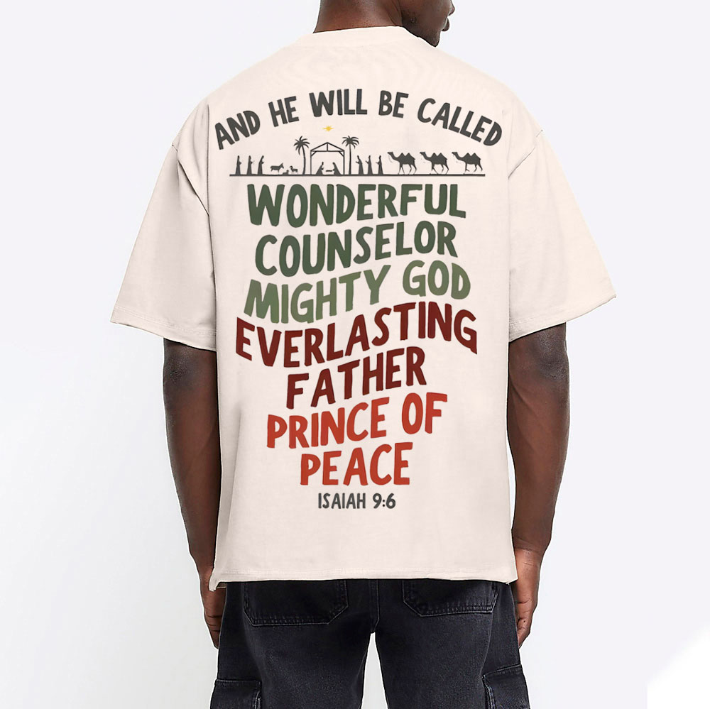 And He Will Be Called Christian Washed T-Shirt