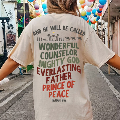 And He Will Be Called Christian Washed T-Shirt
