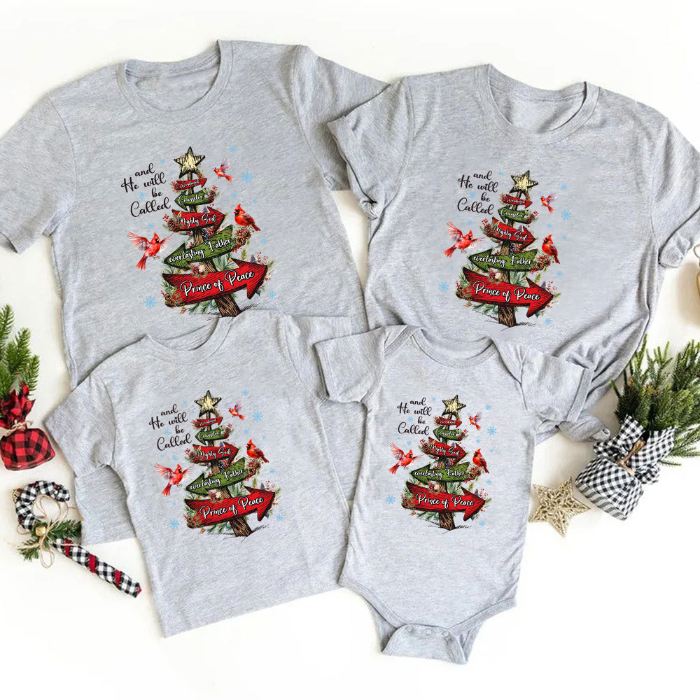 And He Will Be Called Christmas Family Matching Shirts