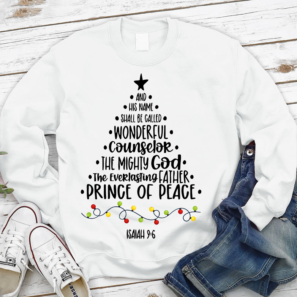 And His Name Shall Be Called Jesus Christian Sweatshirt