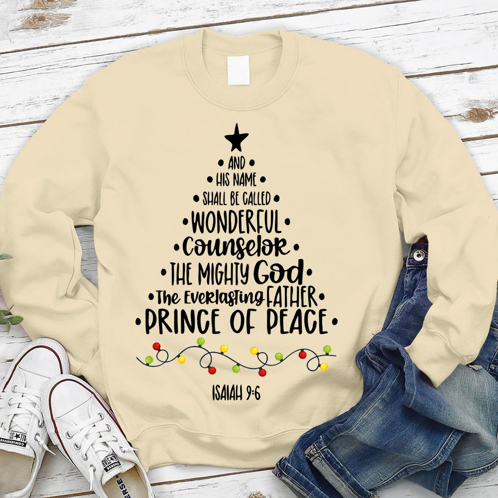 And His Name Shall Be Called Jesus Christian Sweatshirt