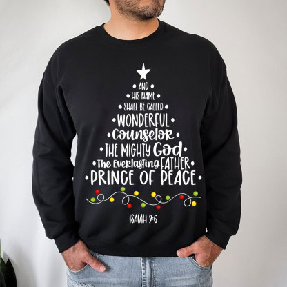 And His Name Shall Be Called Jesus Christian Sweatshirt