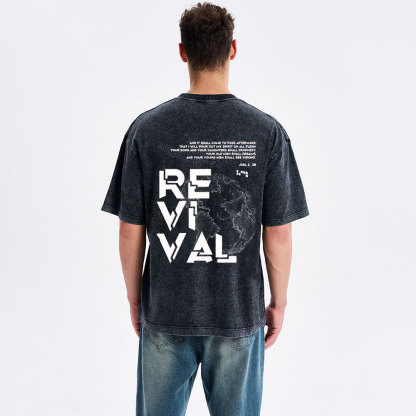 And It Shall Come To Pass Afterward Christian Washed T-Shirt