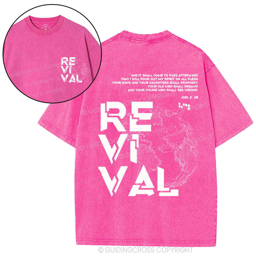 And It Shall Come To Pass Afterward Christian Washed T-Shirt