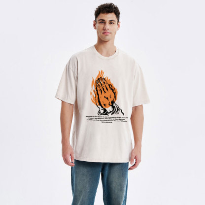 And Pray In The Spirit On Occasions Christia Washed T-Shirt