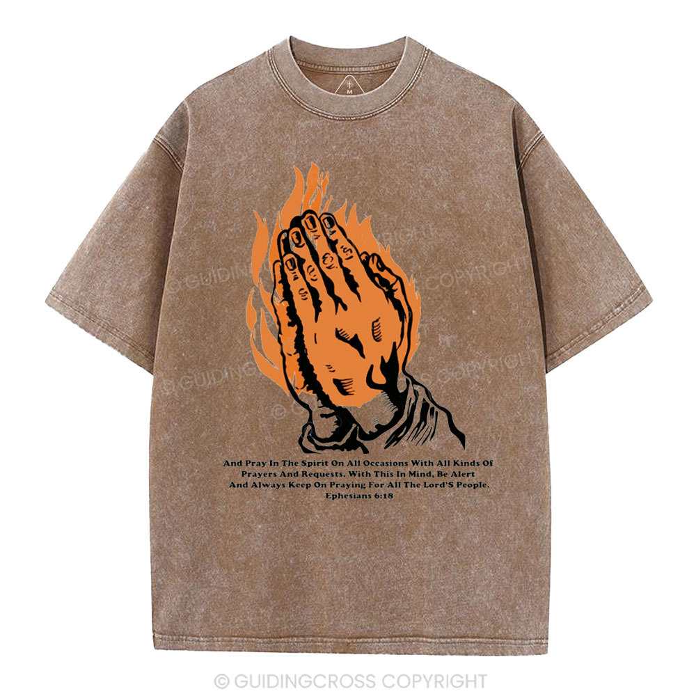 New-Sample Christian Washed T-Shirt Sale - GuidingCross