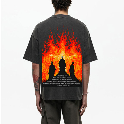 And They Saw Christian Washed T-Shirt