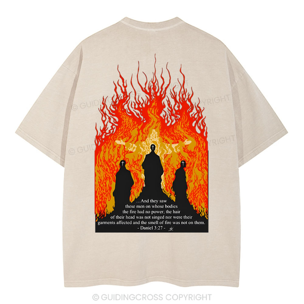 And They Saw Christian Washed T-Shirt