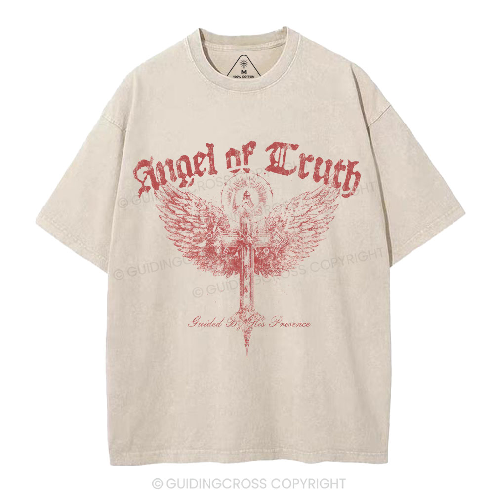 New-Sample Christian Washed T-Shirt Sale - GuidingCross