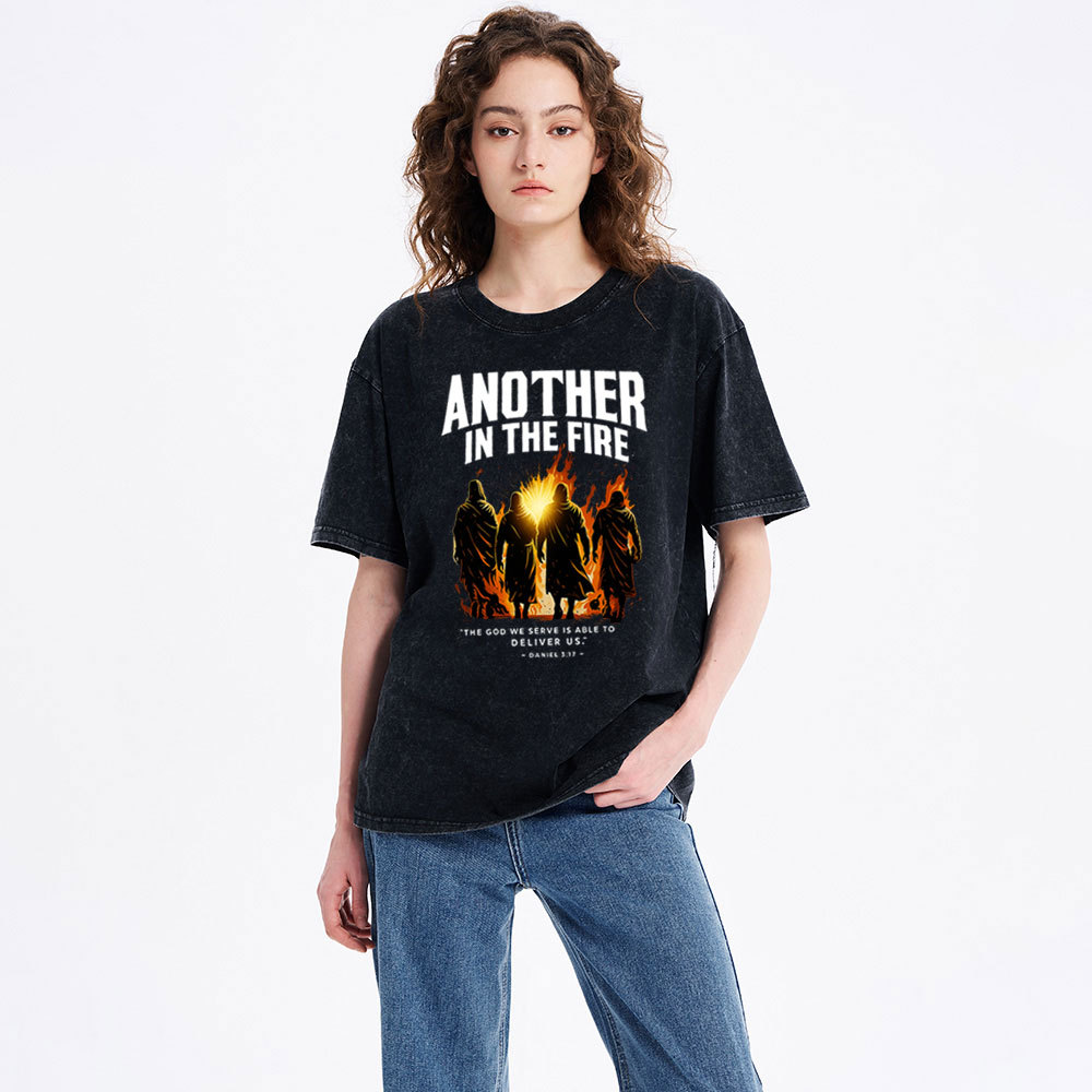 Another In The Fire Christian Washed T-Shirt