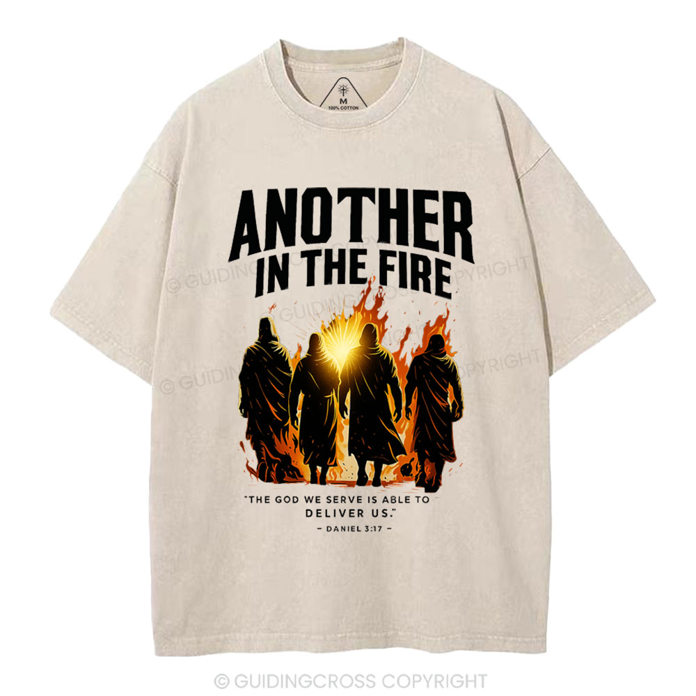 Another In The Fire Christian Washed T-Shirt