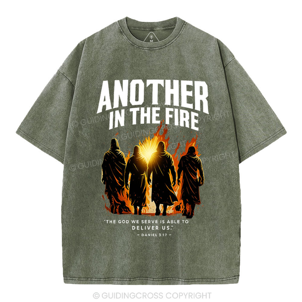 Another In The Fire Christian Washed T-Shirt