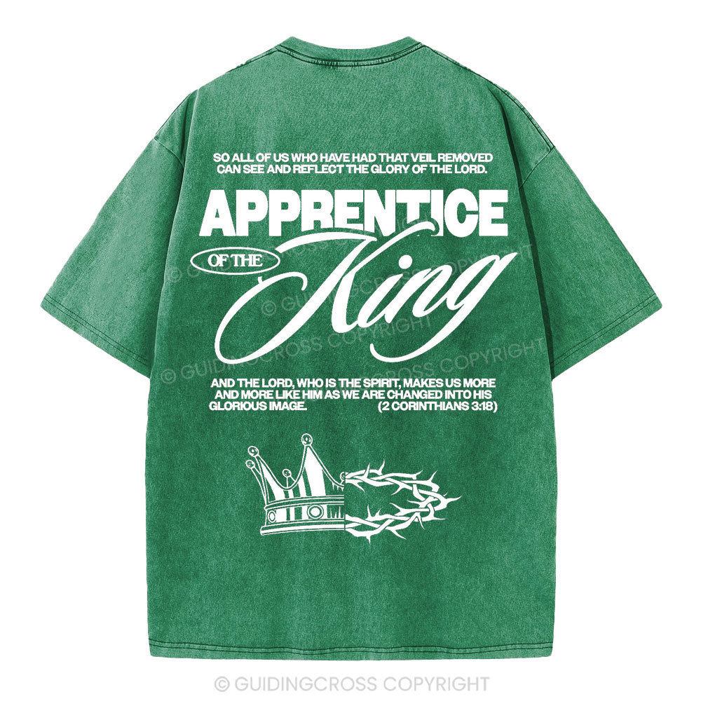 Apprevtice Of The King Christian Washed T-Shirt