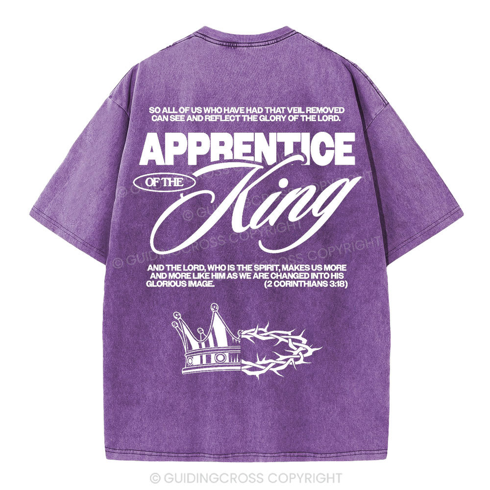 Apprevtice Of The King Christian Washed T-Shirt