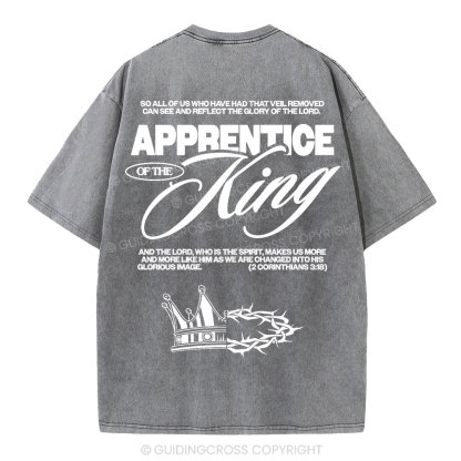 Apprevtice Of The King Christian Washed T-Shirt