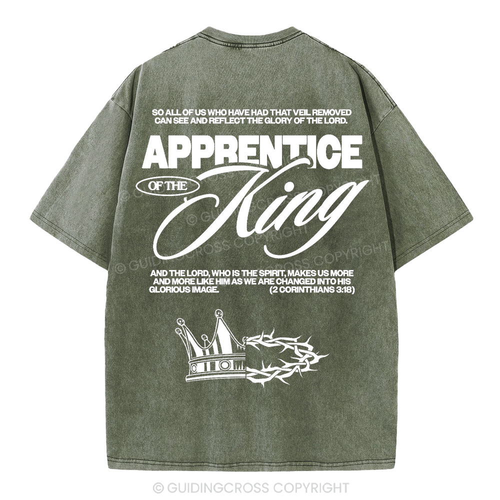 Apprevtice Of The King Christian Washed T-Shirt