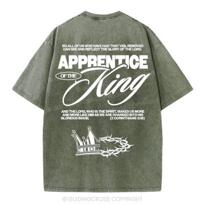 Apprevtice Of The King Christian Washed T-Shirt
