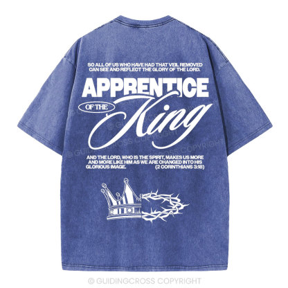 Apprevtice Of The King Christian Washed T-Shirt