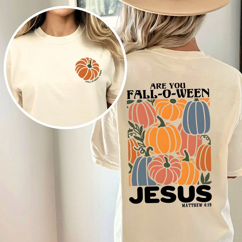 Are You FALL-O-WEEN Jesus Christian Washed T-Shirt