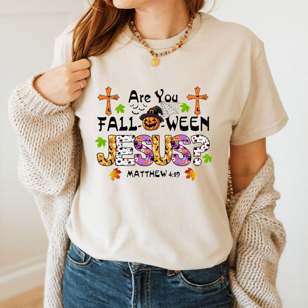 Are You Halloween Jesus Fall Christian T-Shirt