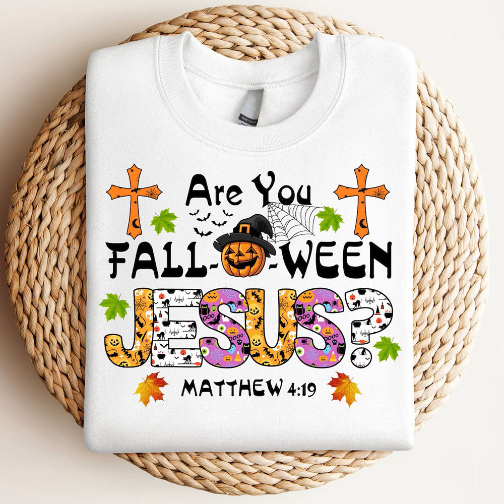 Are You Halloween Jesus Fall Christian T-Shirt